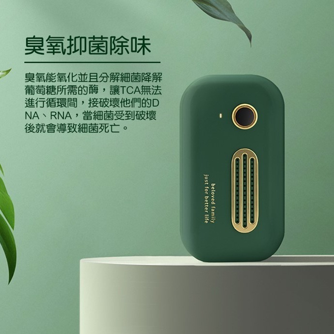 USB充電式冰箱臭氧機 保鮮去味機 冰箱保鮮盒臭氧 衣櫥防黴 鞋櫃除臭 車用 臭氧殺菌 清淨機-細節圖4