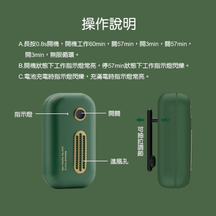 USB充電式冰箱臭氧機 保鮮去味機 冰箱保鮮盒臭氧 衣櫥防黴 鞋櫃除臭 車用 臭氧殺菌 清淨機-細節圖9