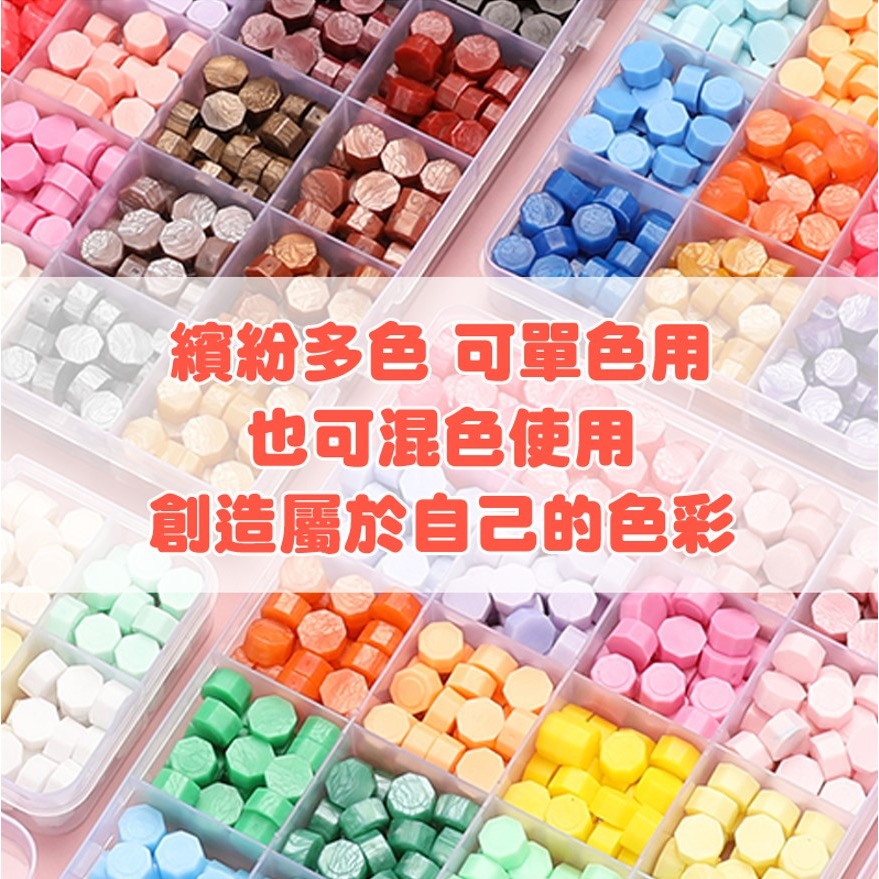 火漆印章收納套組 基礎款 400粒 60件 火漆印章頭 火漆勺 火漆蠟粒 封蠟章 熔爐 手柄 墊板 火漆章-細節圖4