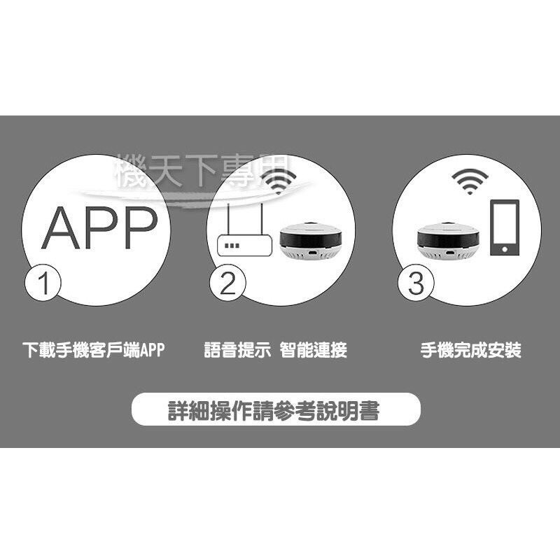 HD8監視器 攝影機 APP遠端操控 雲端監視器 360度全景 WIFI 雙向對講 多種模式 網路監控-細節圖7