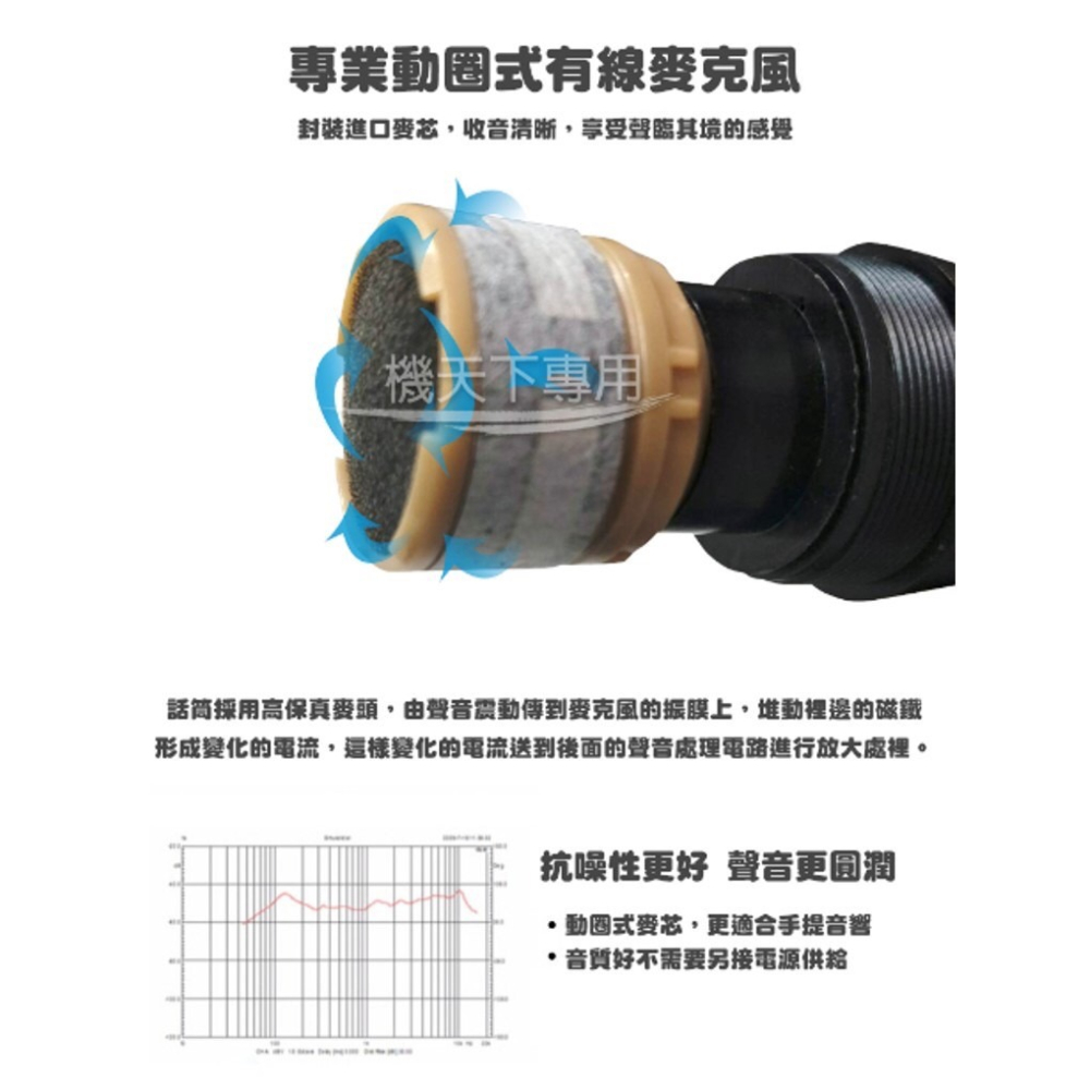 有線麥克風 K歌有線麥克風 家用麥克風 家庭卡拉OK 擴音 唱歌 上課教學MIC 喇叭麥克風-細節圖4
