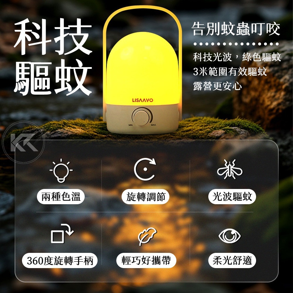 戶外露營燈 驅蚊夜燈 露營燈 光波驅蚊 夜市擺攤 燈具 手提燈 戶外防蟲 驅蚊器 露營用品 夜間照明-細節圖2