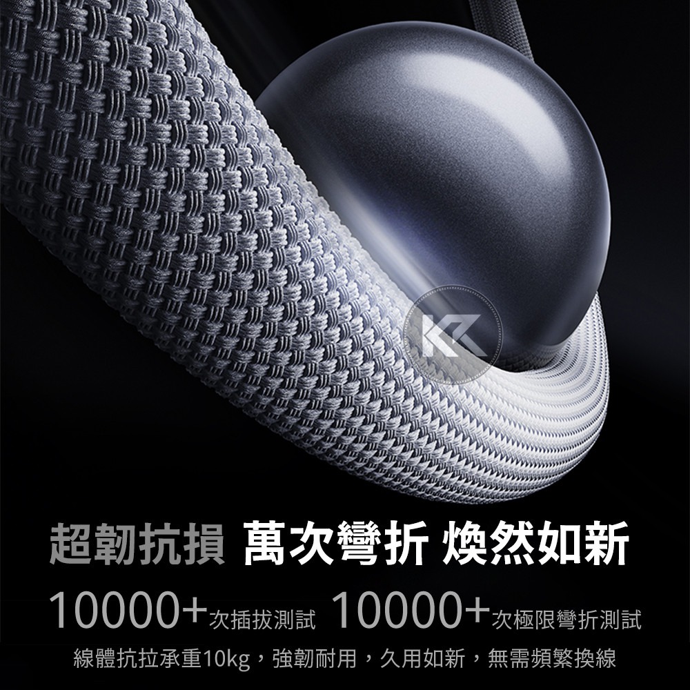 倍思快充充電線 類卡福樂快充線 充電線 傳輸線 雙Type-c PD60W 蘋果充電線 支援Iphone系列-細節圖2