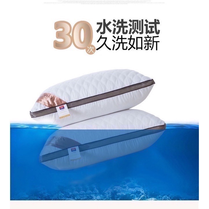 抗菌防蟎7星級飯店枕頭 3D羽絲絨枕頭 飯店枕頭 枕頭-細節圖7