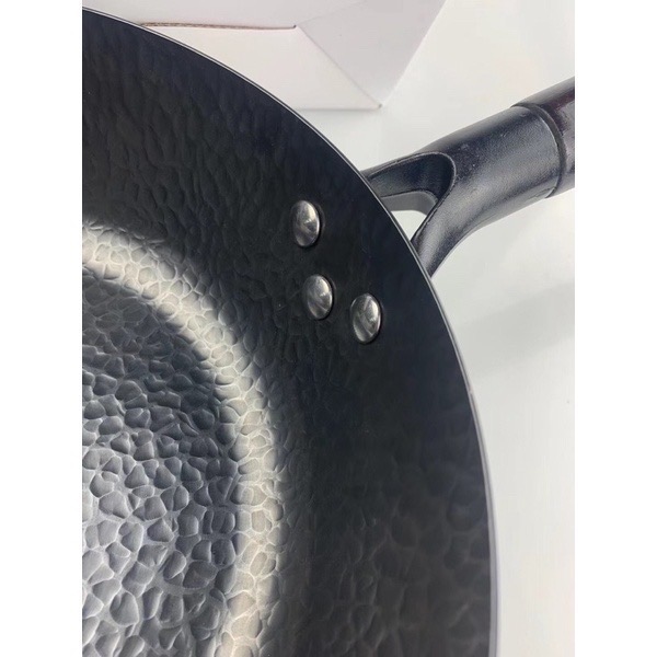 28cm-日本平底鐵煎鍋 加厚深煎鍋 平底鍋 煎鍋 鐵煎鍋 不易沾黏 炒鍋 雪平鍋-細節圖8