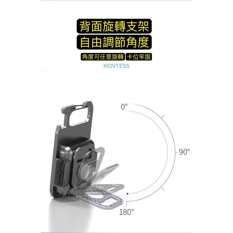 LED隨身露營燈 多功能COB工作燈 迷你戶外燈-細節圖5
