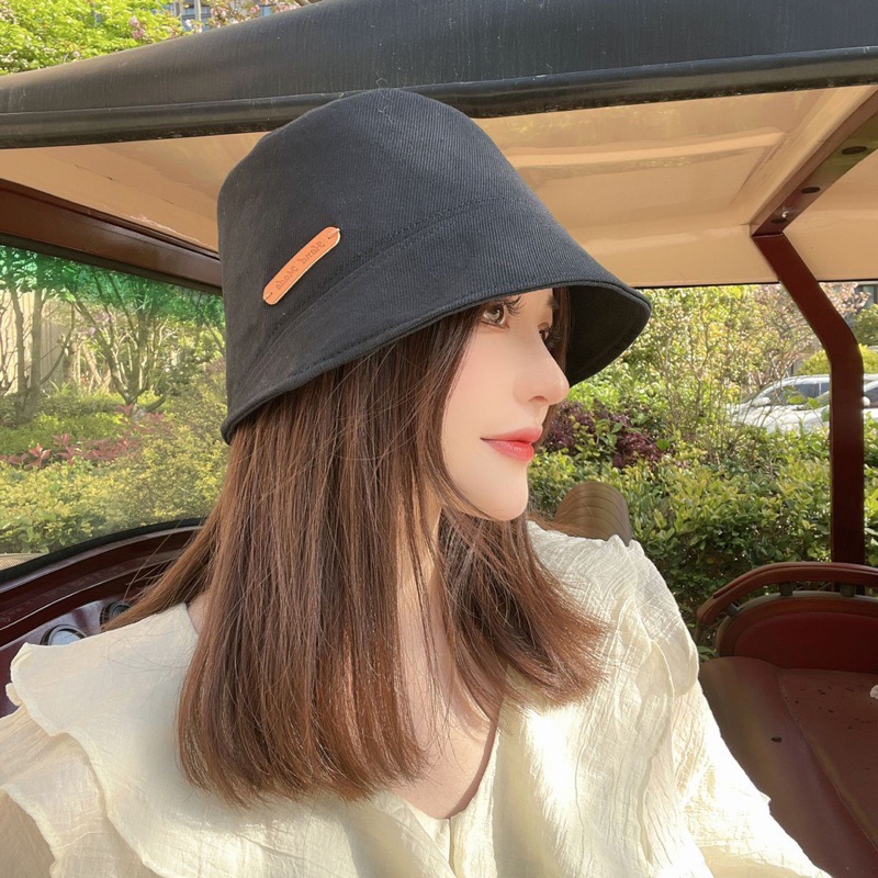 日系漁夫帽 漁夫帽 鬆緊設計 帽子 防曬帽 遮陽帽 時尚百搭-細節圖5