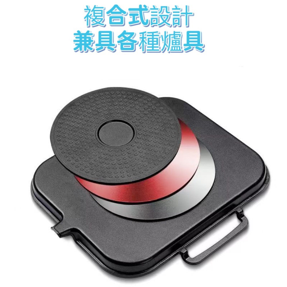 韓式麥飯石不沾烤盤 卡司爐烤盤 電磁爐烤盤 烤盤 不沾鍋 烤肉盤 露營 麥飯石 煎盤 不沾烤盤-細節圖2