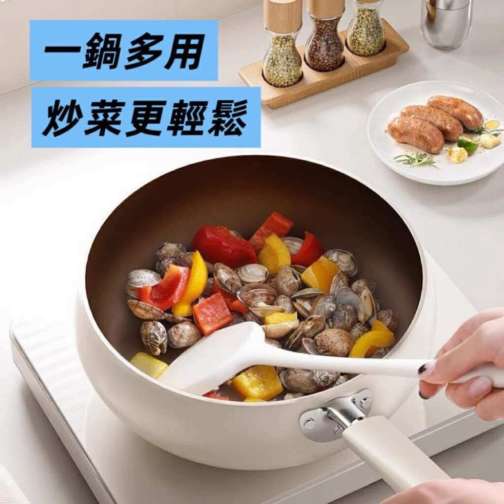 鈦陶瓷大肚鍋大肚鍋 不沾鍋 不粘鍋 炒菜鍋 炒鍋 湯鍋 鈦金鍋-細節圖5