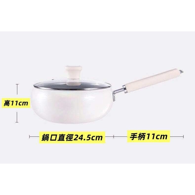 鈦陶瓷大肚鍋大肚鍋 不沾鍋 不粘鍋 炒菜鍋 炒鍋 湯鍋 鈦金鍋-規格圖9