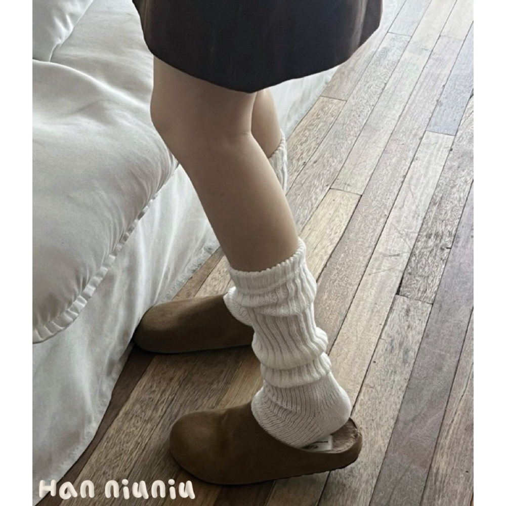 HANNIU_韓系🇰🇷超保暖的🔥重工厚磅 針織堆堆襪 / 泡泡襪🧦-細節圖2