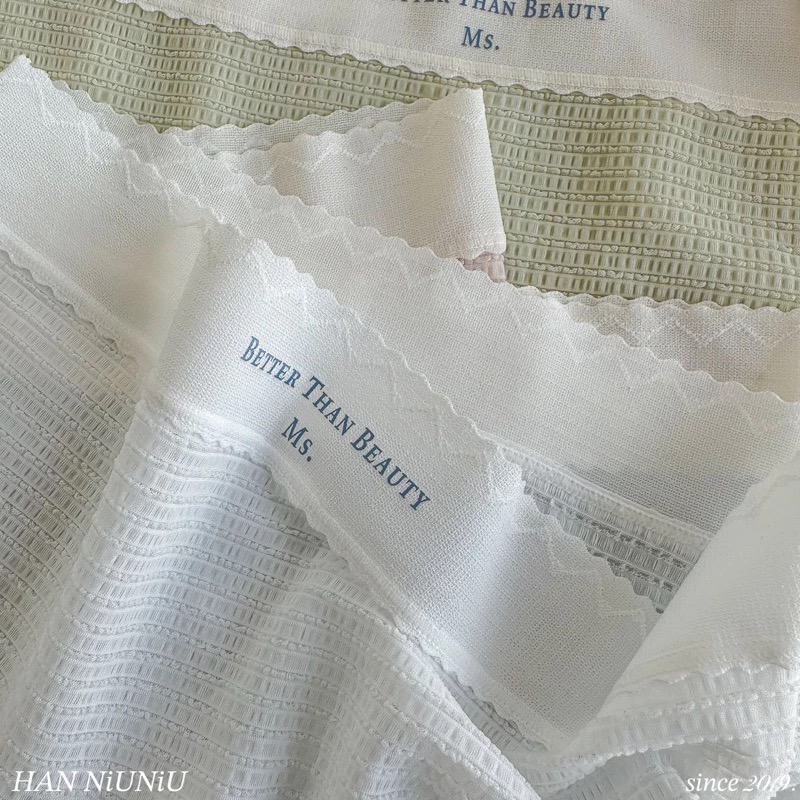 ʜᴀɴɴɪᴜ☺︎︎歐膩內褲系列｜奢華蕾絲英文字格紋內褲 中高腰內褲 / 07105-細節圖4