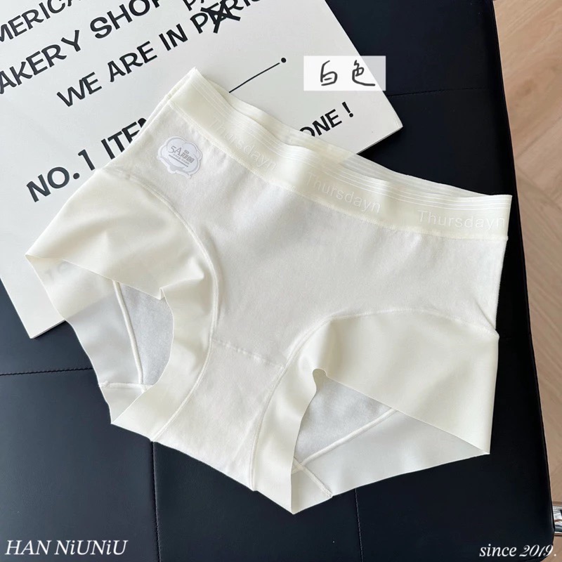 ʜᴀɴɴɪᴜ☺︎︎歐膩內褲系列｜日系小清新寬版設計無痕內褲/包臀內褲/中腰內褲/冰絲內褲 09205-細節圖5