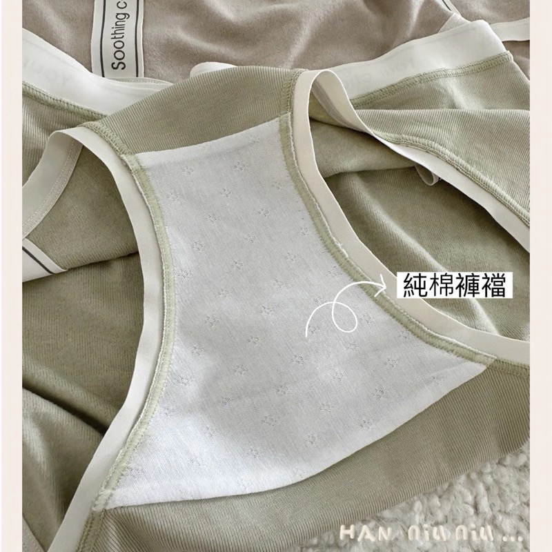 ʜᴀɴɴɪᴜ☺︎︎內褲系列｜休閒運動風 細磨毛英文滾邊造型中腰內褲/運動內褲-細節圖7