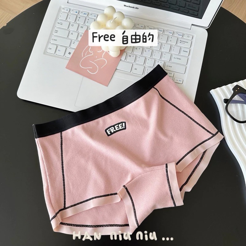 ʜᴀɴɴɪᴜ☺︎︎內褲系列｜blackpink女團風🩶個性撞色設計高腰內褲/運動內褲-規格圖4