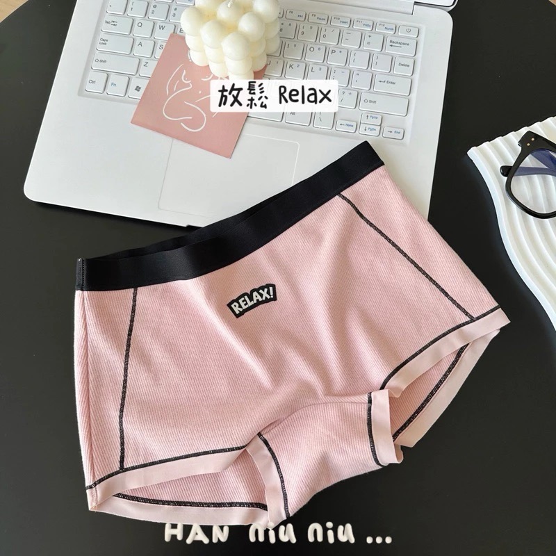 ʜᴀɴɴɪᴜ☺︎︎內褲系列｜blackpink女團風🩶個性撞色設計高腰內褲/運動內褲-規格圖4