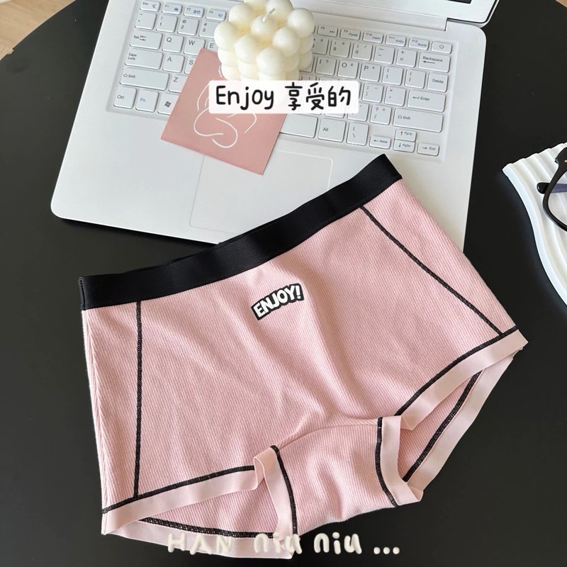 ʜᴀɴɴɪᴜ☺︎︎內褲系列｜blackpink女團風🩶個性撞色設計高腰內褲/運動內褲-規格圖4