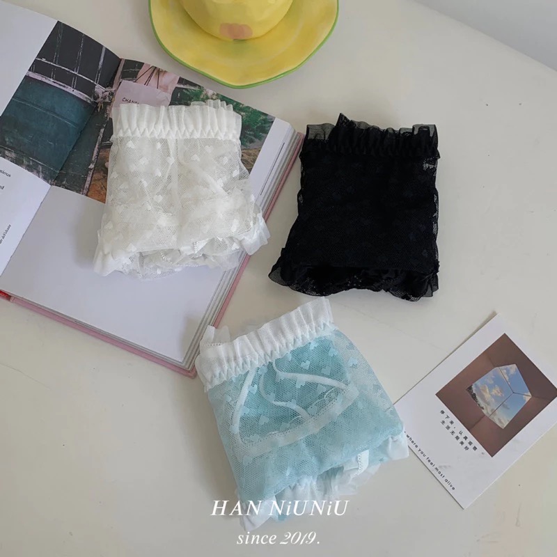 ʜᴀɴɴɪᴜ☺︎︎ 歐膩內褲系列｜日系鏤空材質🤍愛心蕾絲 純慾系內褲 蕾絲內褲 /02010038-細節圖3