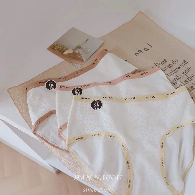 ʜᴀɴɴɪᴜ☺︎︎ 歐膩內褲系列｜質感嬰兒棉～氣質小香風中腰內褲⭐️純棉超好穿～ //01215038-細節圖2