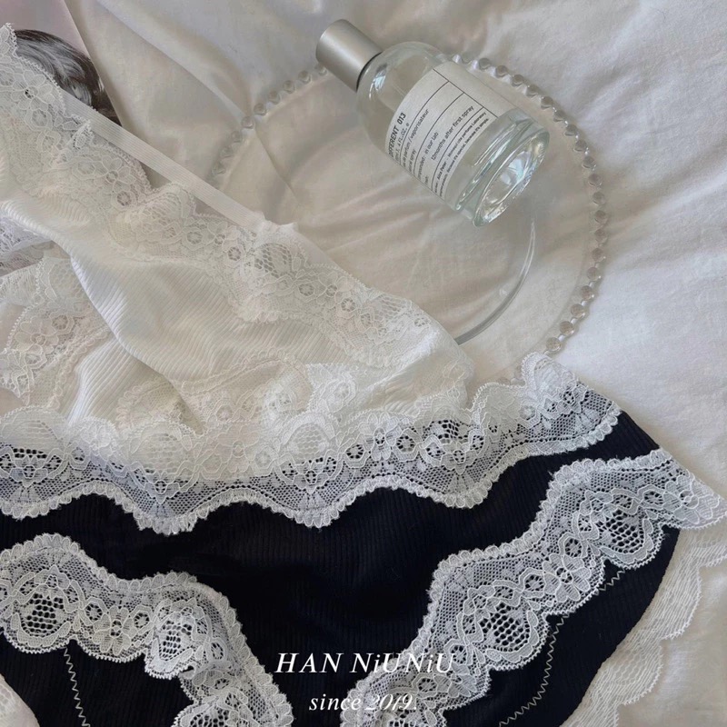 ʜᴀɴɴɪᴜ☺︎︎ 歐膩內褲系列｜微性感 莫代爾棉 蕾絲無痕內褲 /0202035-細節圖2