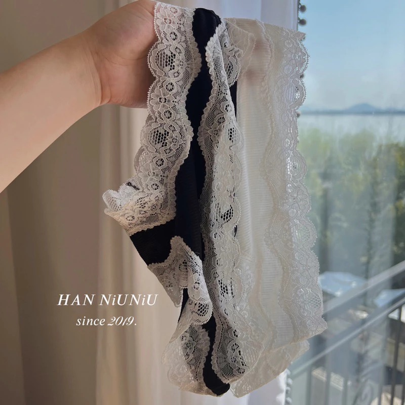 ʜᴀɴɴɪᴜ☺︎︎ 歐膩內褲系列｜微性感 莫代爾棉 蕾絲無痕內褲 /0202035-細節圖5