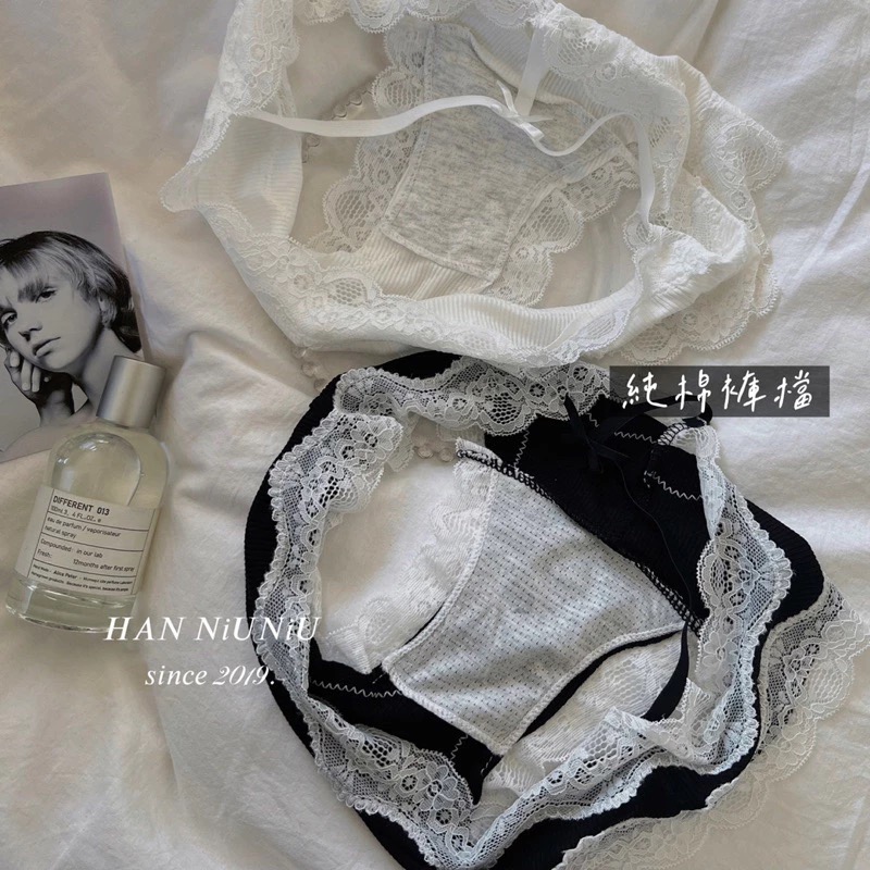 ʜᴀɴɴɪᴜ☺︎︎ 歐膩內褲系列｜微性感 莫代爾棉 蕾絲無痕內褲 /0202035-細節圖6