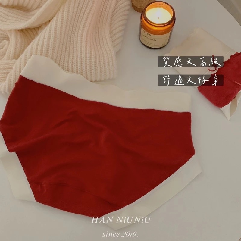 ʜᴀɴɴɪᴜ☺︎︎ 歐膩內褲系列｜穿質感好過年🧨不會俗氣的「紅」莫代爾內褲～穿了闆娘保證您好過年⭐️/01215040-細節圖2