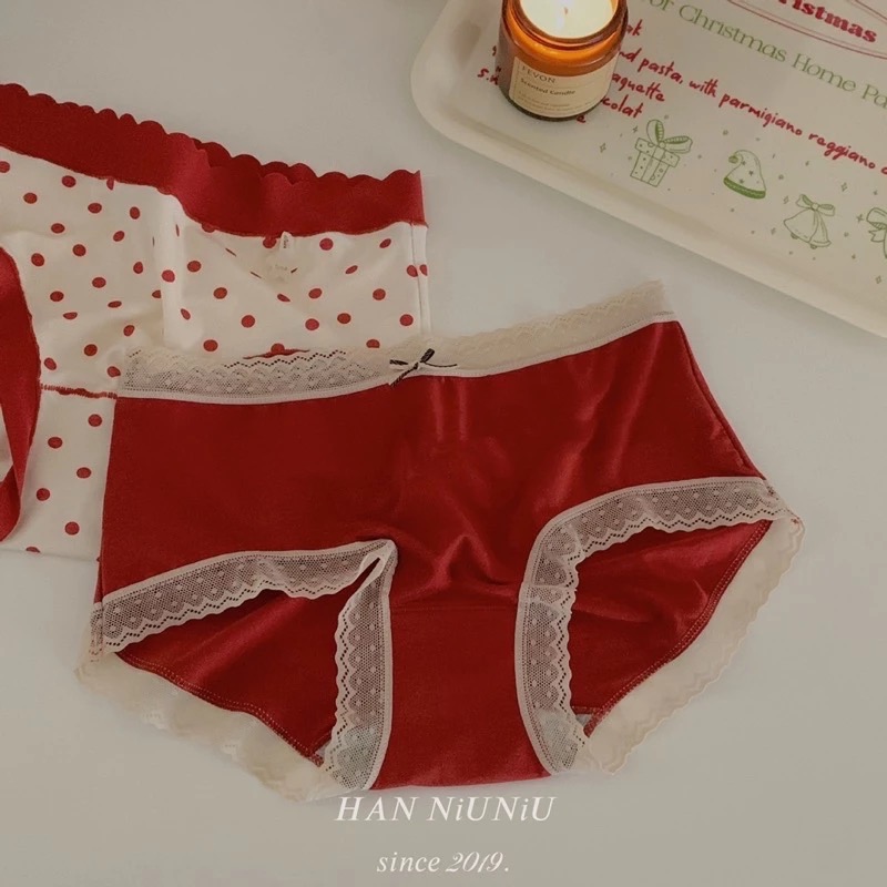 ʜᴀɴɴɪᴜ☺︎︎ 歐膩內褲系列｜穿質感好過年🧨不會俗氣的「紅」莫代爾內褲～穿了闆娘保證您好過年⭐️/01215040-細節圖3