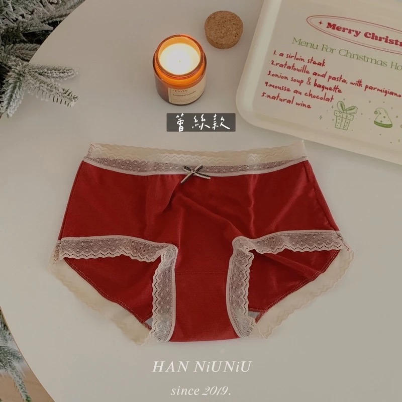 ʜᴀɴɴɪᴜ☺︎︎ 歐膩內褲系列｜穿質感好過年🧨不會俗氣的「紅」莫代爾內褲～穿了闆娘保證您好過年⭐️/01215040-規格圖6