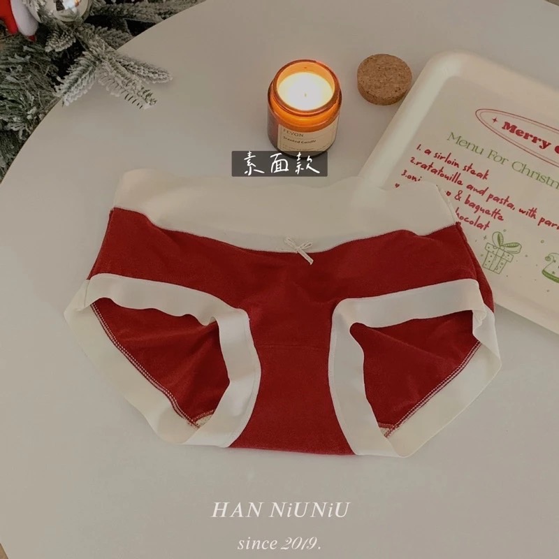 ʜᴀɴɴɪᴜ☺︎︎ 歐膩內褲系列｜穿質感好過年🧨不會俗氣的「紅」莫代爾內褲～穿了闆娘保證您好過年⭐️/01215040-規格圖6
