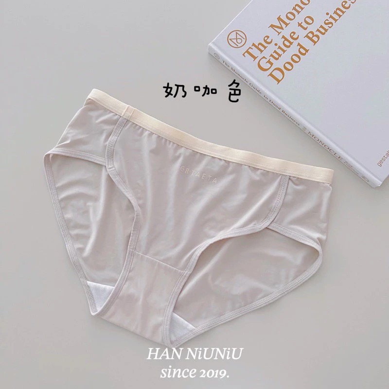 ʜᴀɴɴɪᴜ☺︎︎歐膩內褲系列｜夏日嚴選～莫代爾 質感大地色系 冰絲透氣中腰內褲/0501040-規格圖9