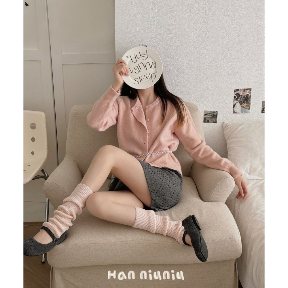 HANNIU_居家保暖必備🔥顏值超高！又超級保暖的 踩腳堆堆襪 / 襪套 /襪子🧦-細節圖6