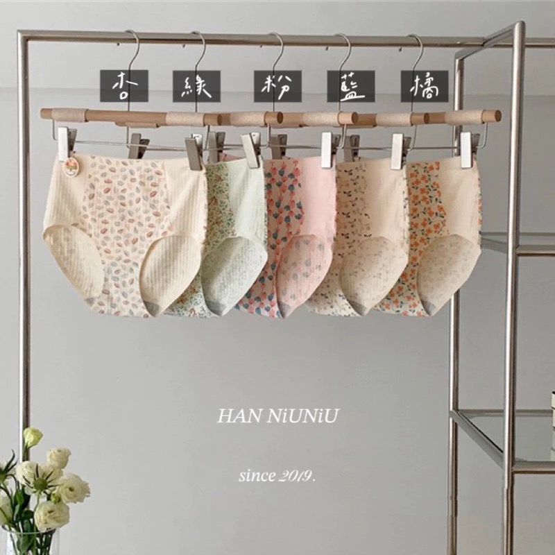 ʜᴀɴɴɪᴜ☺︎︎歐膩內褲系列｜小清新碎花 舒適透氣收腹冰絲內褲、無痕內褲  /0515045-細節圖2