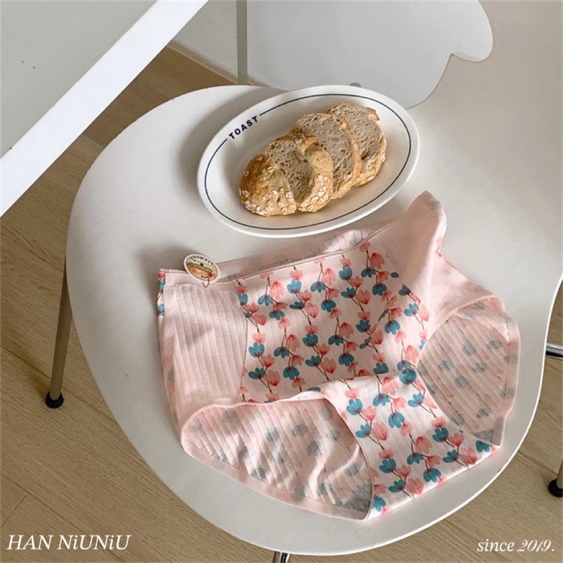 ʜᴀɴɴɪᴜ☺︎︎歐膩內褲系列｜小清新碎花 舒適透氣收腹冰絲內褲、無痕內褲  /0515045-細節圖6