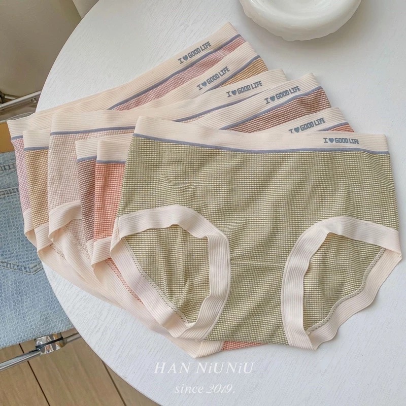 ʜᴀɴɴɪᴜ☺︎︎｜歐膩內褲系列｜莫代爾磨毛材質 質感英文字中腰內褲 //01016040-細節圖9