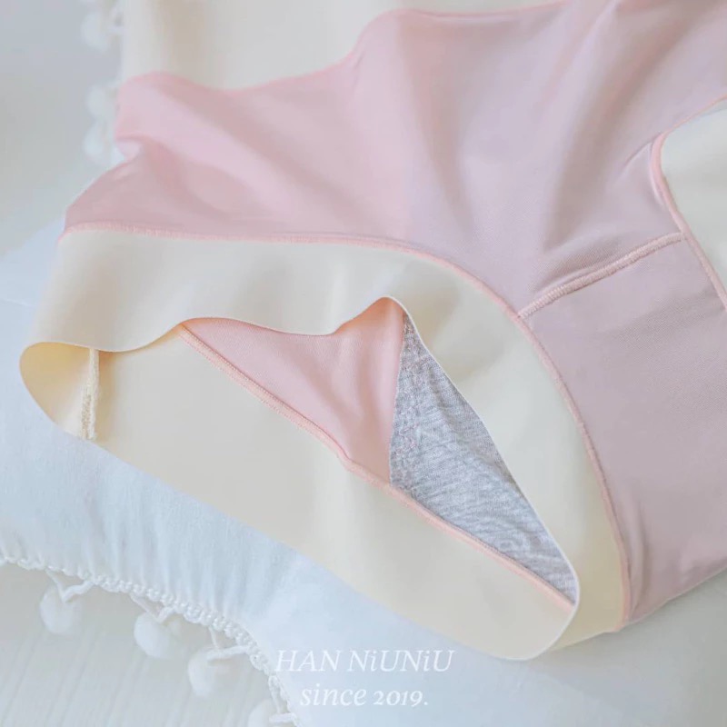 ʜᴀɴɴɪᴜ☺︎︎歐膩內褲系列｜薄款冰絲面料 腰部加寬超舒適 安心睡生理內褲 中腰內褲 /02028040-細節圖5