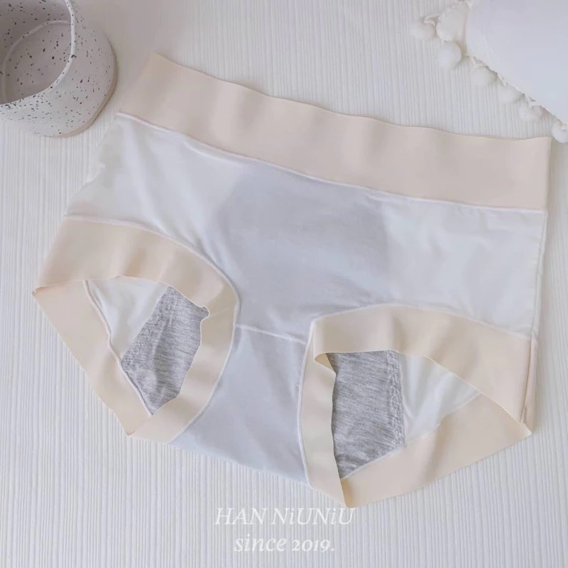 ʜᴀɴɴɪᴜ☺︎︎歐膩內褲系列｜薄款冰絲面料 腰部加寬超舒適 安心睡生理內褲 中腰內褲 /02028040-規格圖8