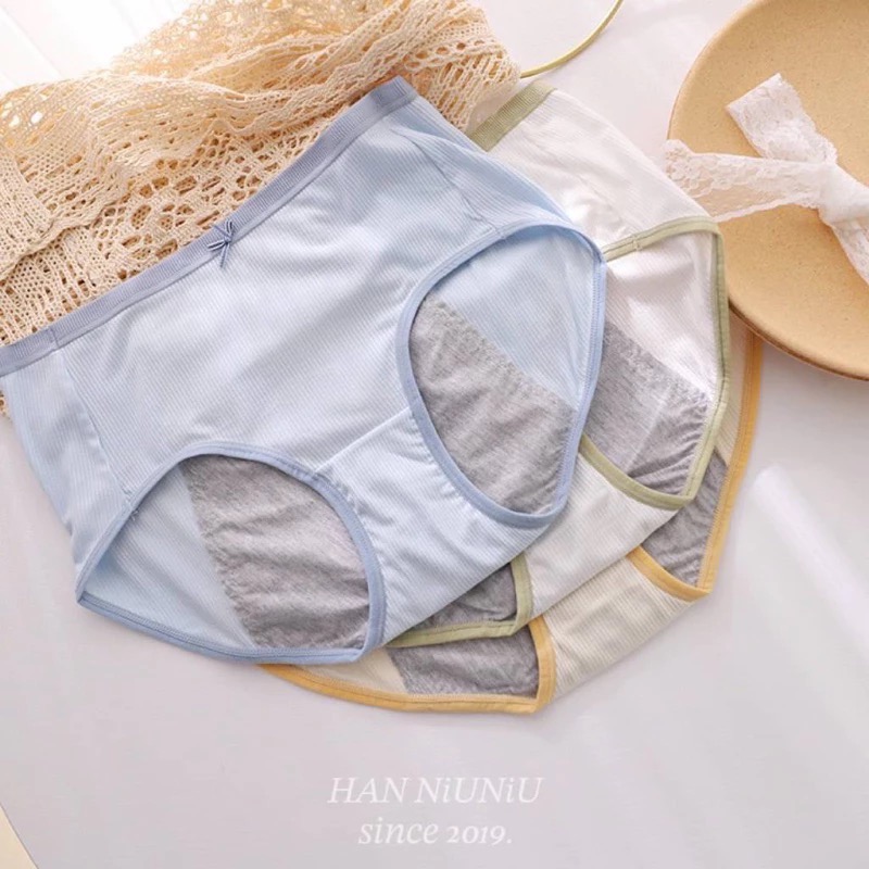 ʜᴀɴɴɪᴜ☺︎︎歐膩內褲系列｜馬卡龍色系🧡可愛小清新 柔軟舒適生理內褲 /02028040-細節圖2