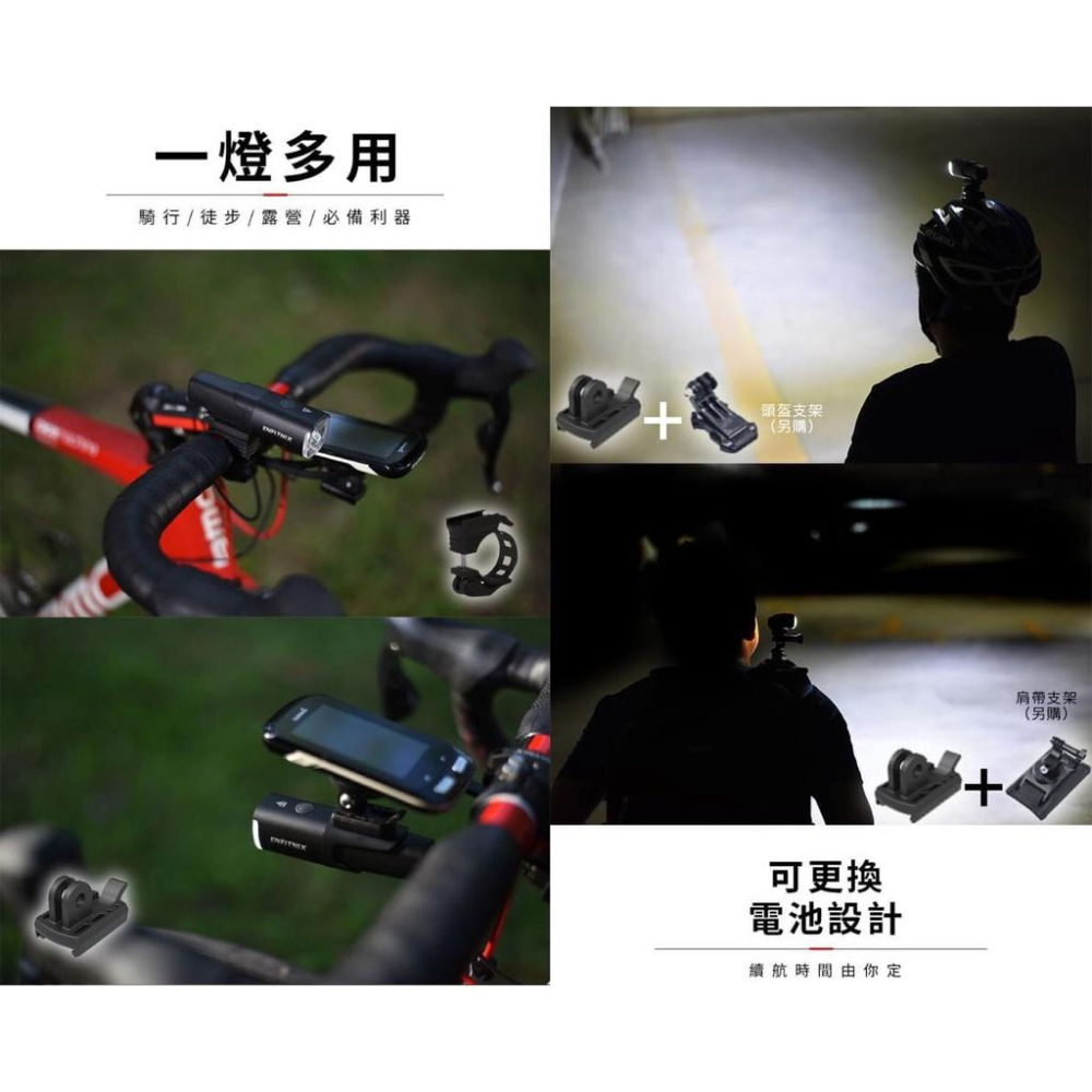 【ENFITNIX】免運組合-NAVI800自行車前燈+Xlite200智慧自行車碳纖維尾燈 腳踏車燈 自行車尾燈-細節圖2