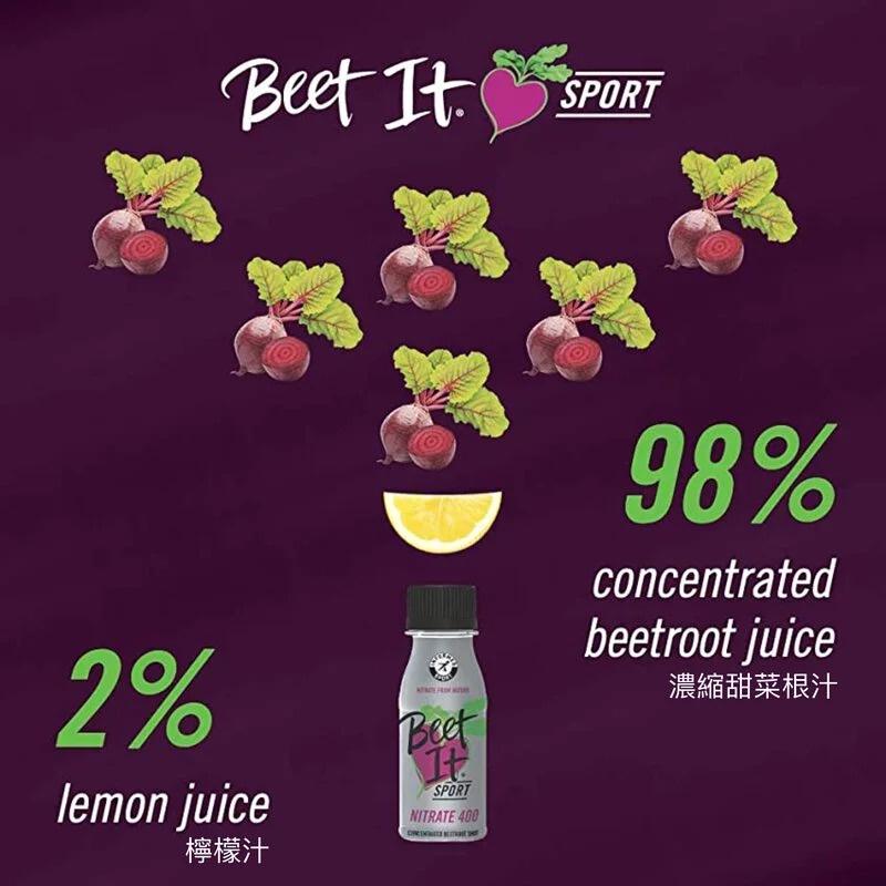 【Beet It Sport】濃縮甜菜根汁 Nitrate 400 70ml 濃縮果汁 運動果汁 天然果汁 甜菜根果汁-細節圖3