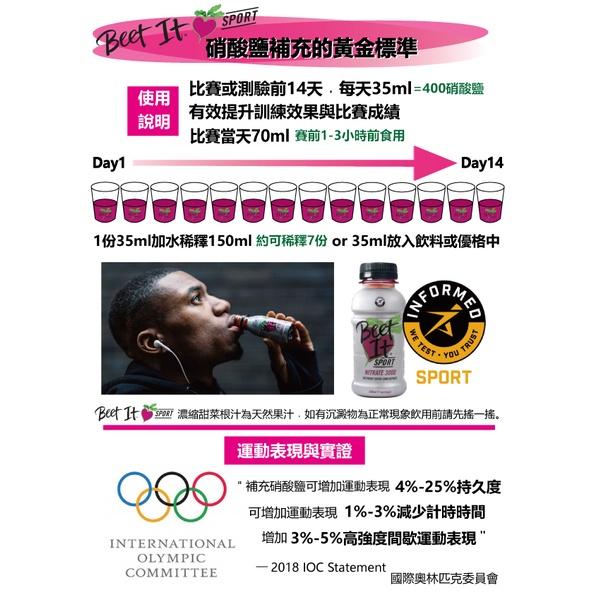 【Beet It Sport】濃縮甜菜根汁 Nitrate 400 70ml 濃縮果汁 運動果汁 天然果汁 甜菜根果汁-細節圖7