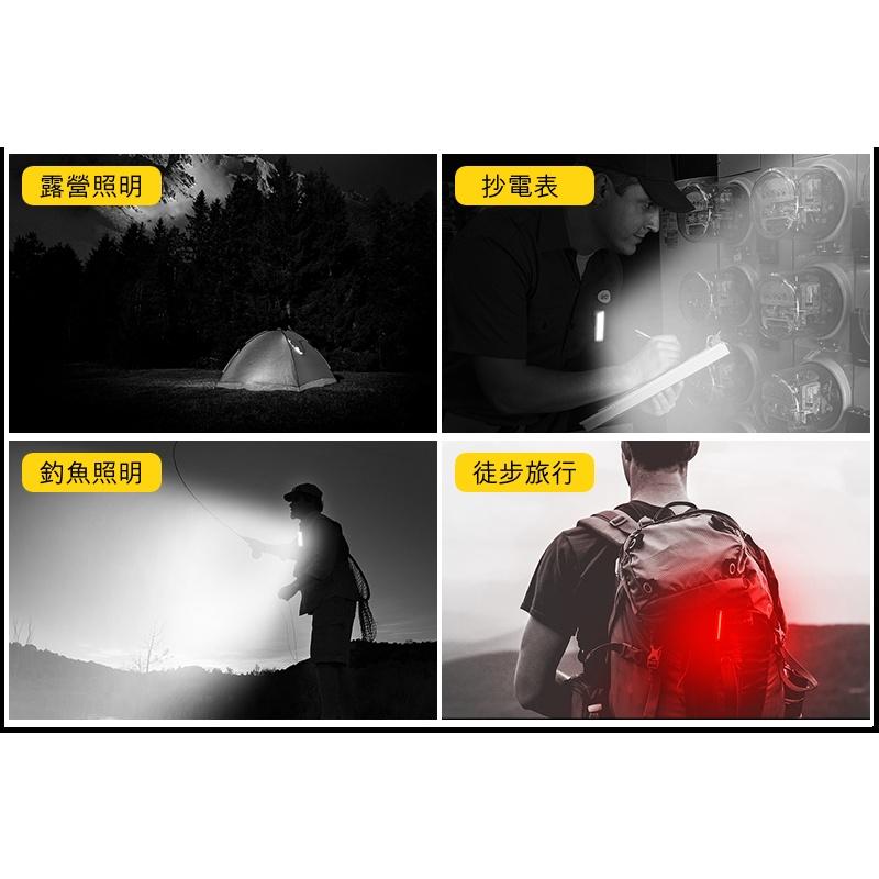 攜帶式 露營燈 應急照明燈 停電燈 USB充電 登山手電筒  野營燈帳篷燈 照明燈夾扣式-細節圖6