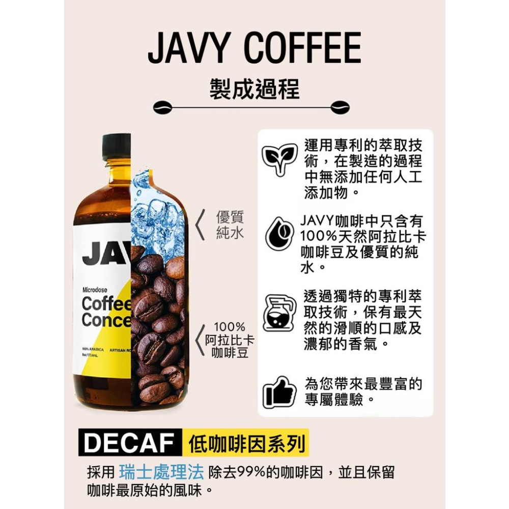 【JAVY COFFEE】標準版天然濃縮咖啡因液(30-90份) 濃縮咖啡液 阿拉比卡咖啡豆 咖啡濃縮液-細節圖6