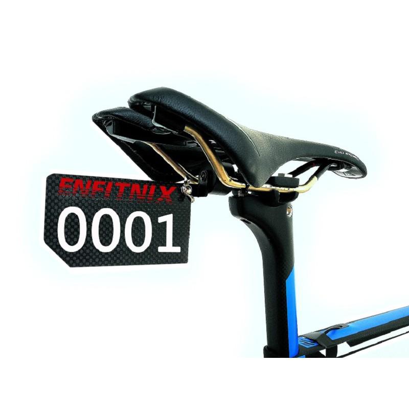 【ENFITNIX】號碼牌系統+碳纖維號碼牌 自行車前燈支架 腳踏車號碼牌  自行車號碼牌架 公路車號碼牌-細節圖5