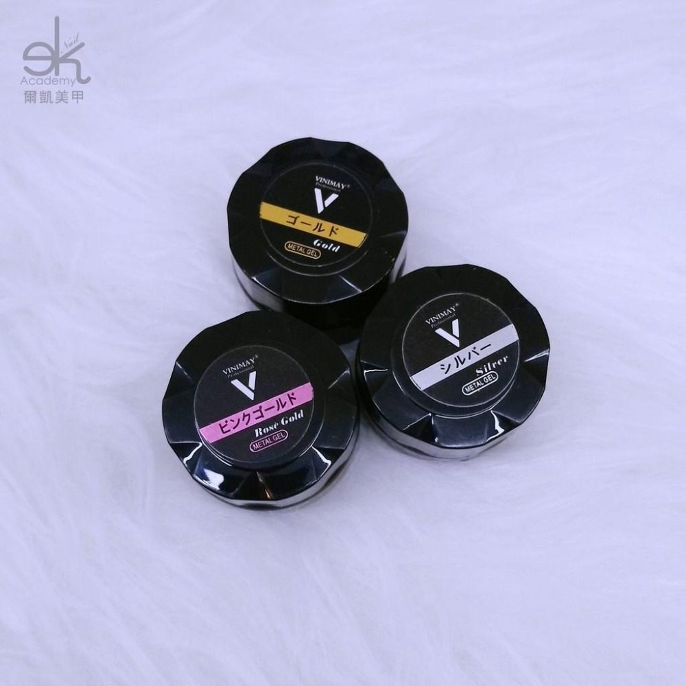 美甲 VINIMAY HANBI 金屬膠 彩繪膠 拉絲膠 鉑金 腮紅甲 拍拍膠 光療膠  光療 凝膠 罐裝 中文標 爾凱-細節圖3