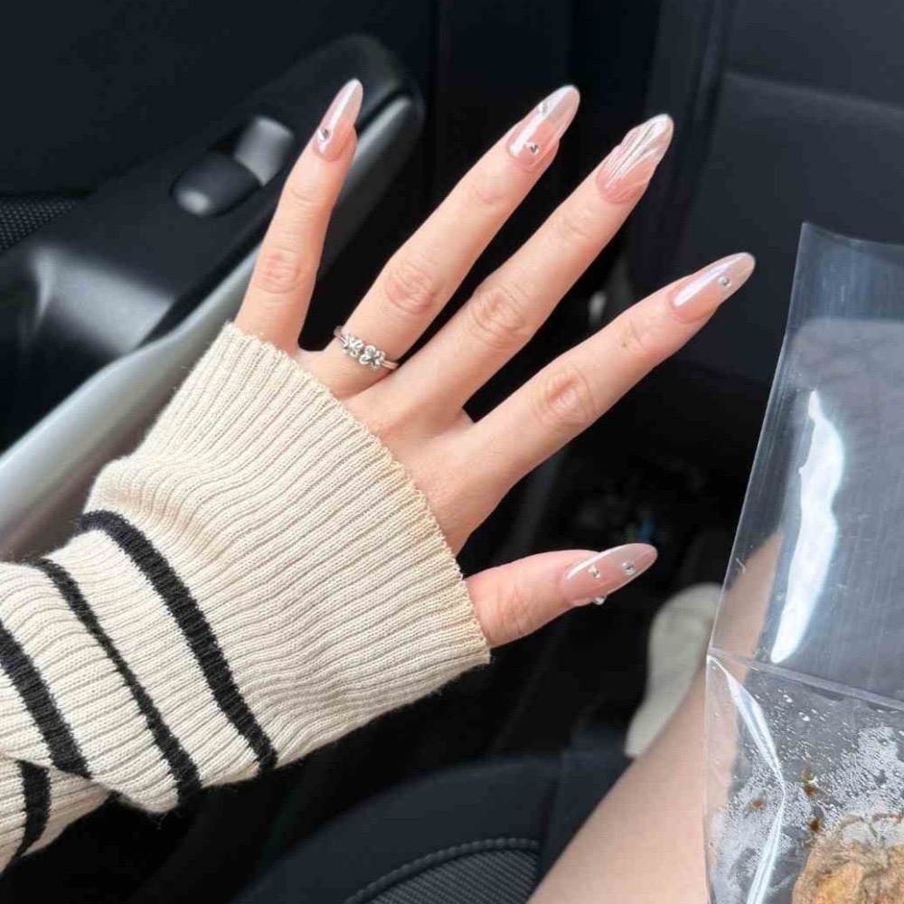 No.002【立體造型丨極光粉丨ClearGirl】手工穿戴甲-細節圖3