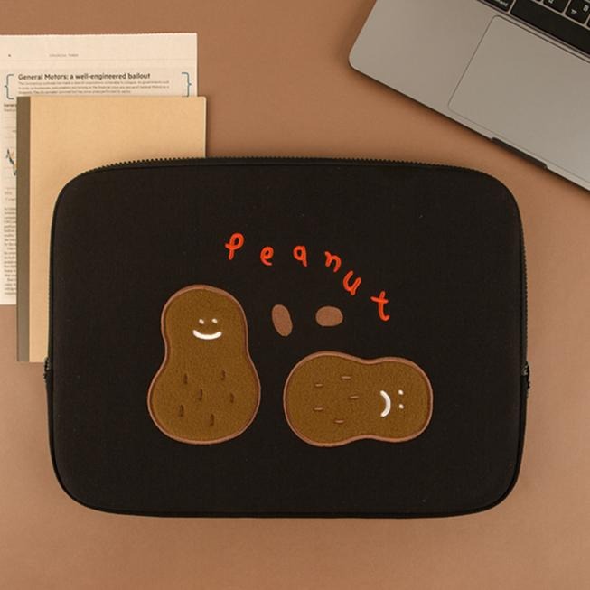 🌞 [現貨] 韓國代購 All New Frame 花生兄弟 iPad包 筆電包 筆電套 電腦包 iPad收納包-細節圖2