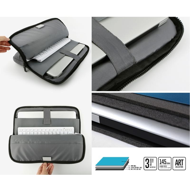 🌞 [現貨] 韓國代購 All New Frame 花生兄弟 iPad包 筆電包 筆電套 電腦包 iPad收納包-細節圖5