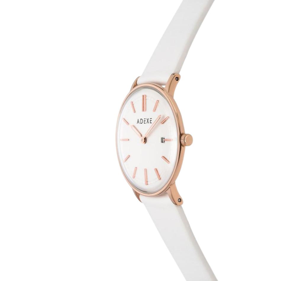 🌞[現貨]英國代購 ADEXE手錶 Meek白色質感女錶 情人節禮物-細節圖2