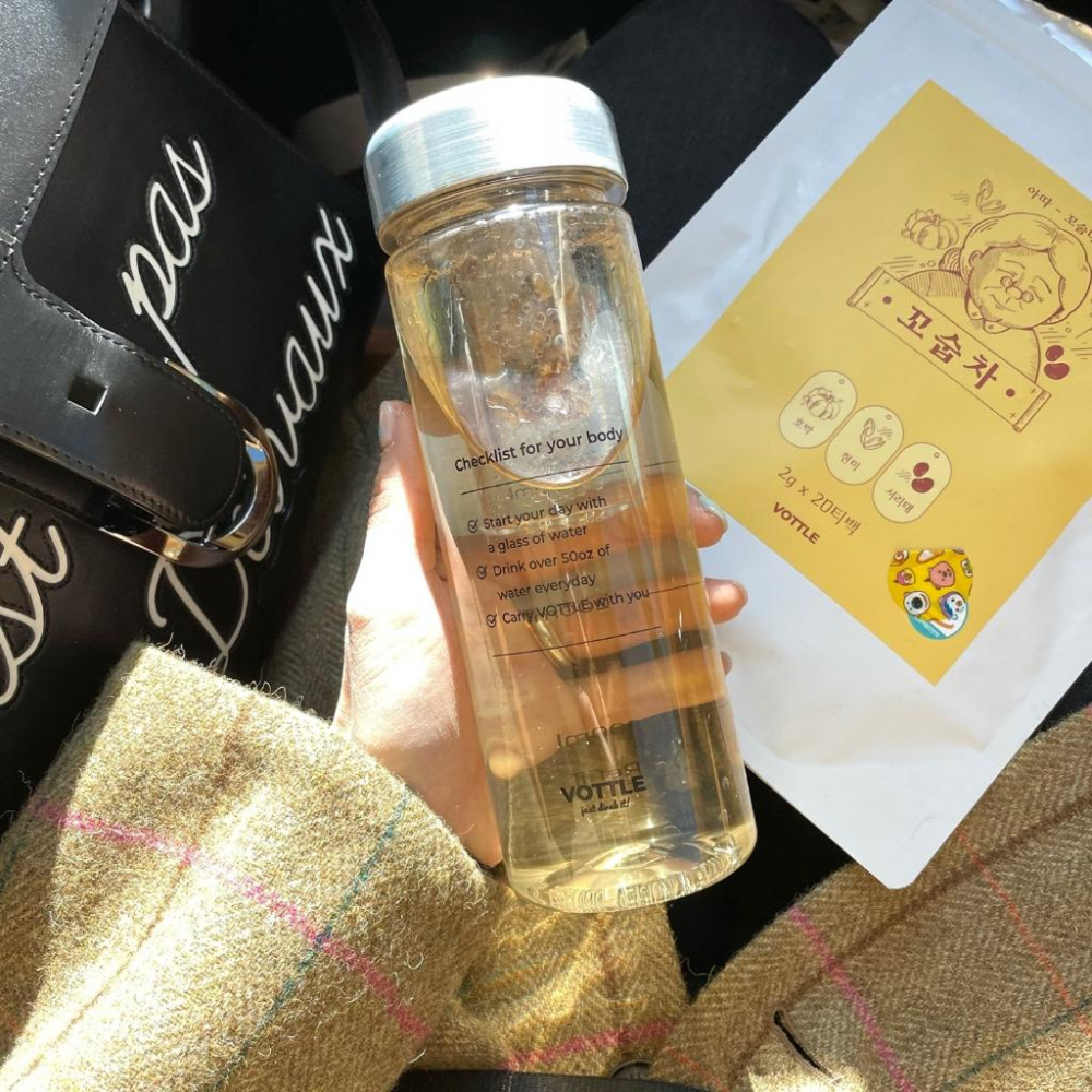 🌞[現貨]Vottle韓國代購 泡茶隨身瓶 泡茶隨身杯 泡茶水瓶 茶水分離杯-細節圖9